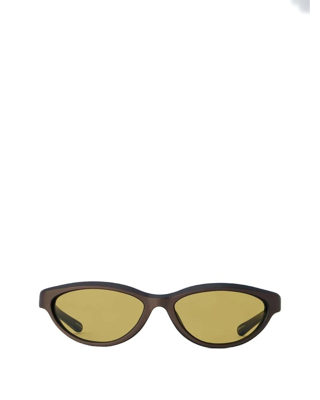 Jacquemus Green Curvo Oval-Frame Sunglasses