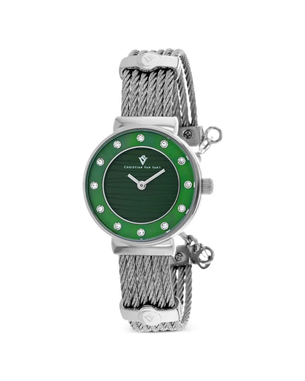 Christian Van Sant Green Montre Cavo Mm