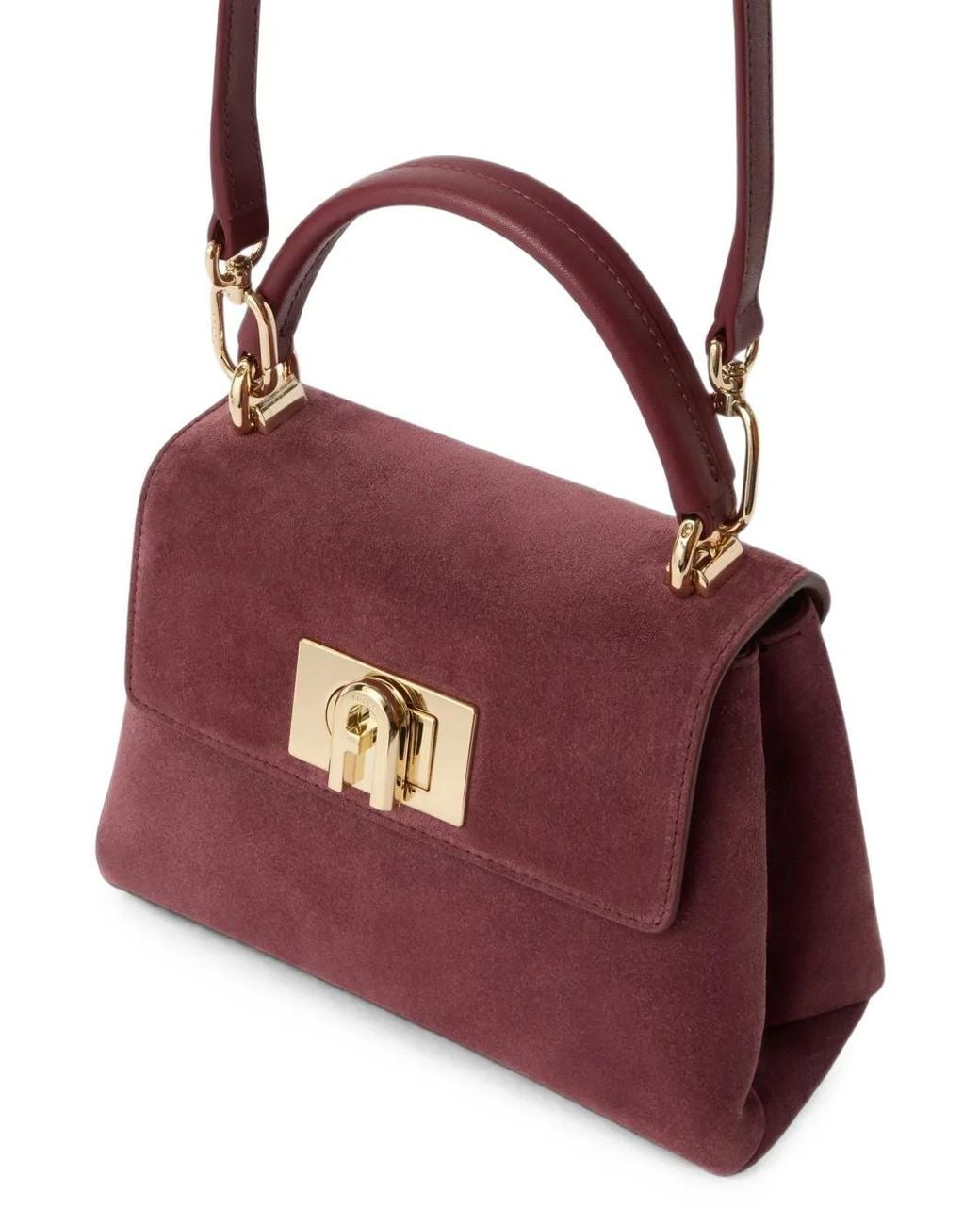 Furla Purple 1927 Top Handle Mini Bag