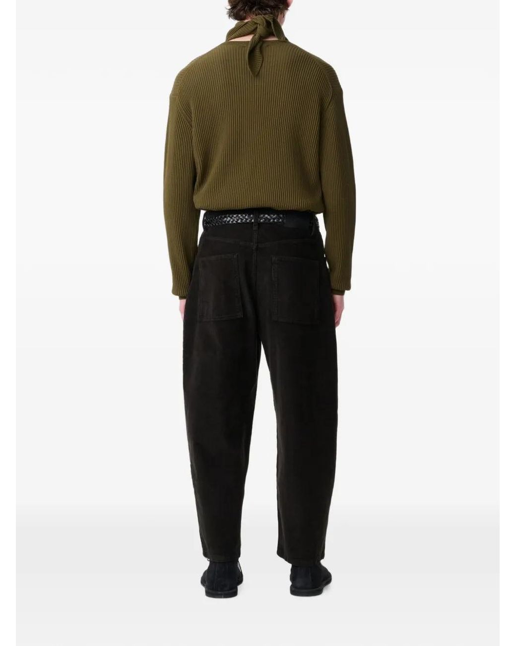 Pull Arda En Maille Côtelée Studio Nicholson pour homme en coloris Green