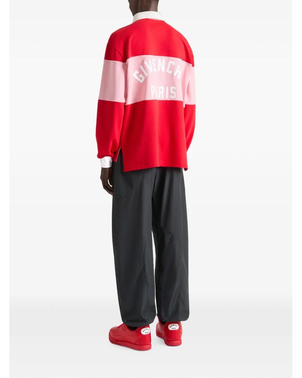 Givenchy Red Bicolor Polo for men