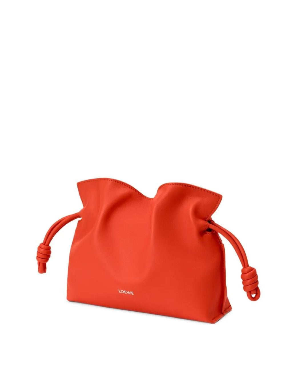 Clutch Flamenco di Loewe in Red