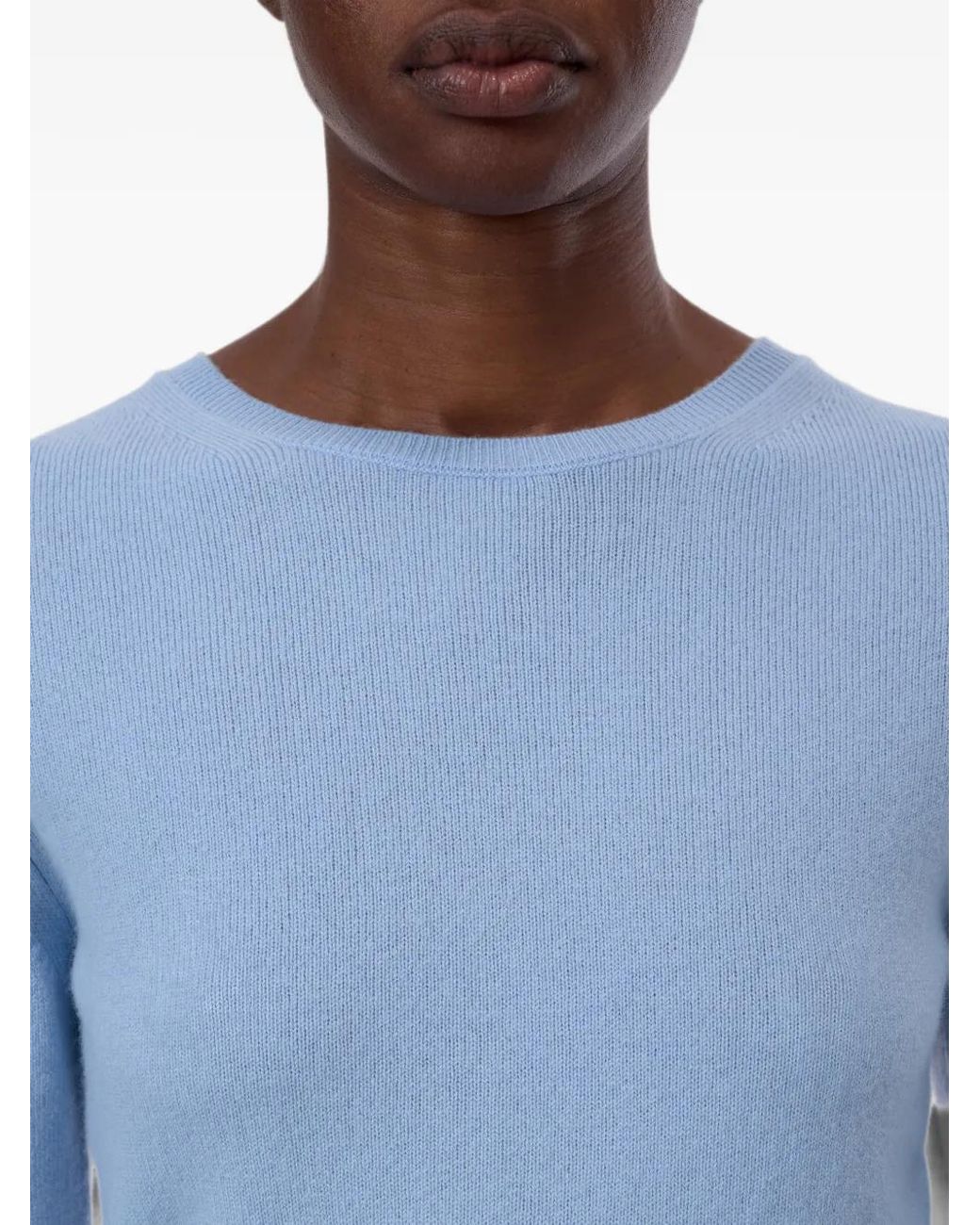 Closed Blue Crew-Neck Long-Sleeve Sweater