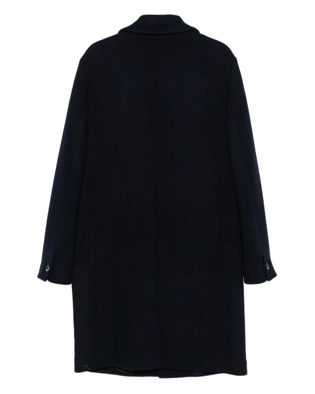 Barena Blue Buttoned Wool Coat for men