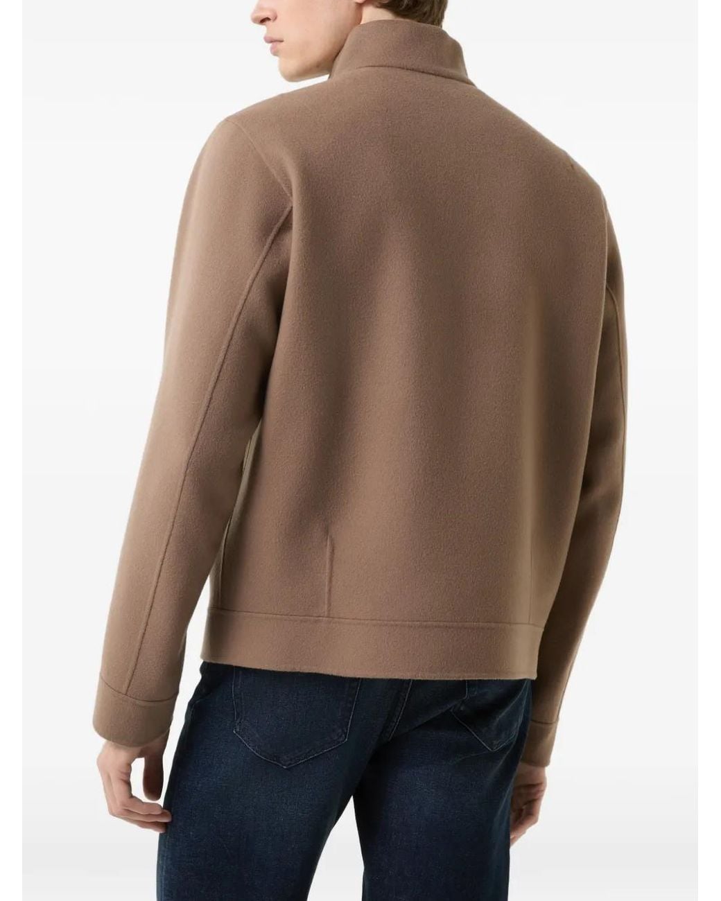 Bogner Brown Brice High-Neck Jacket for men