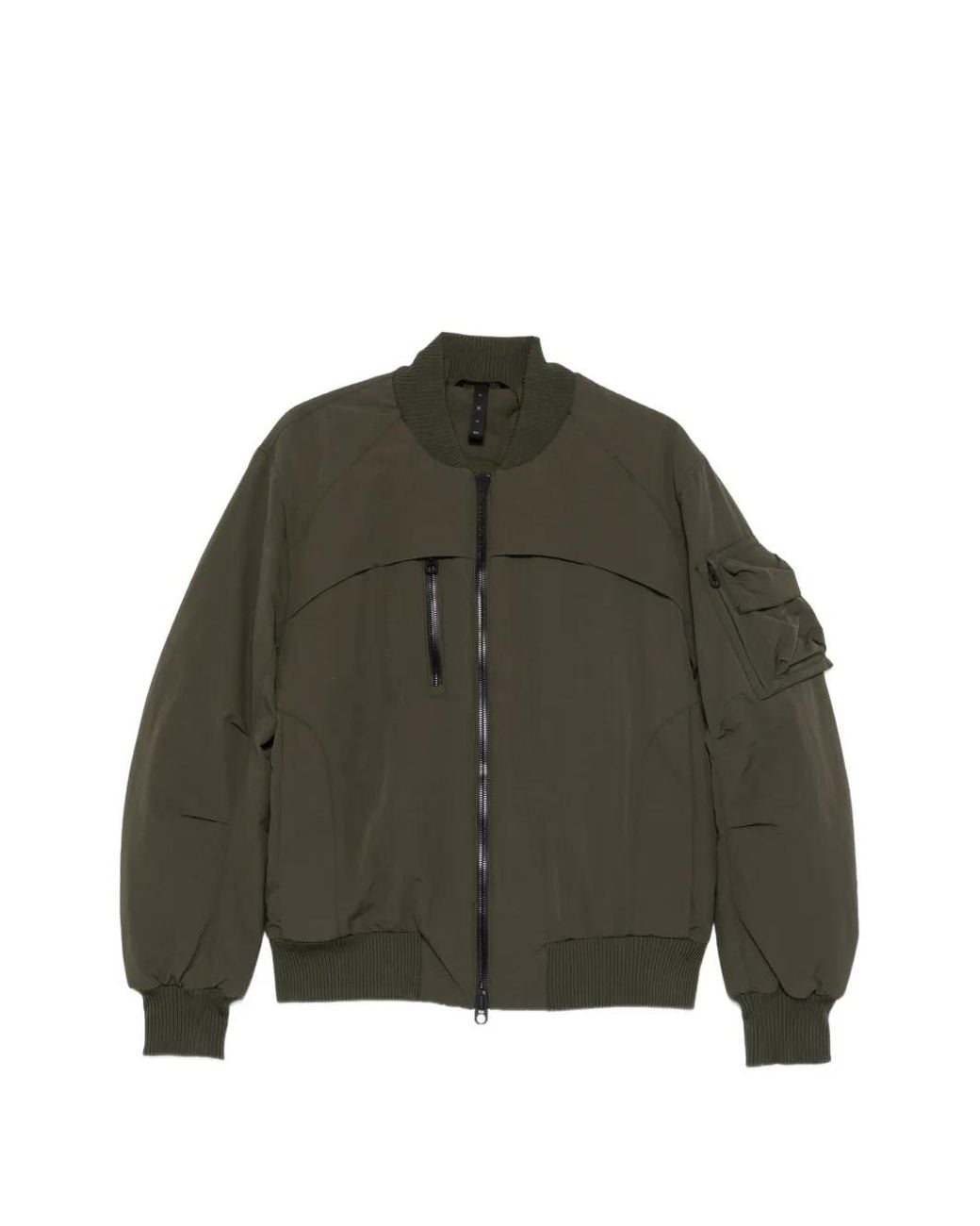 JG1 Green Zip-Up Bomber Jacket for men