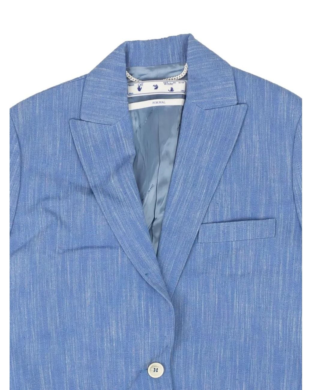 Off-White c/o Virgil Abloh Blue Tomboy Blazer