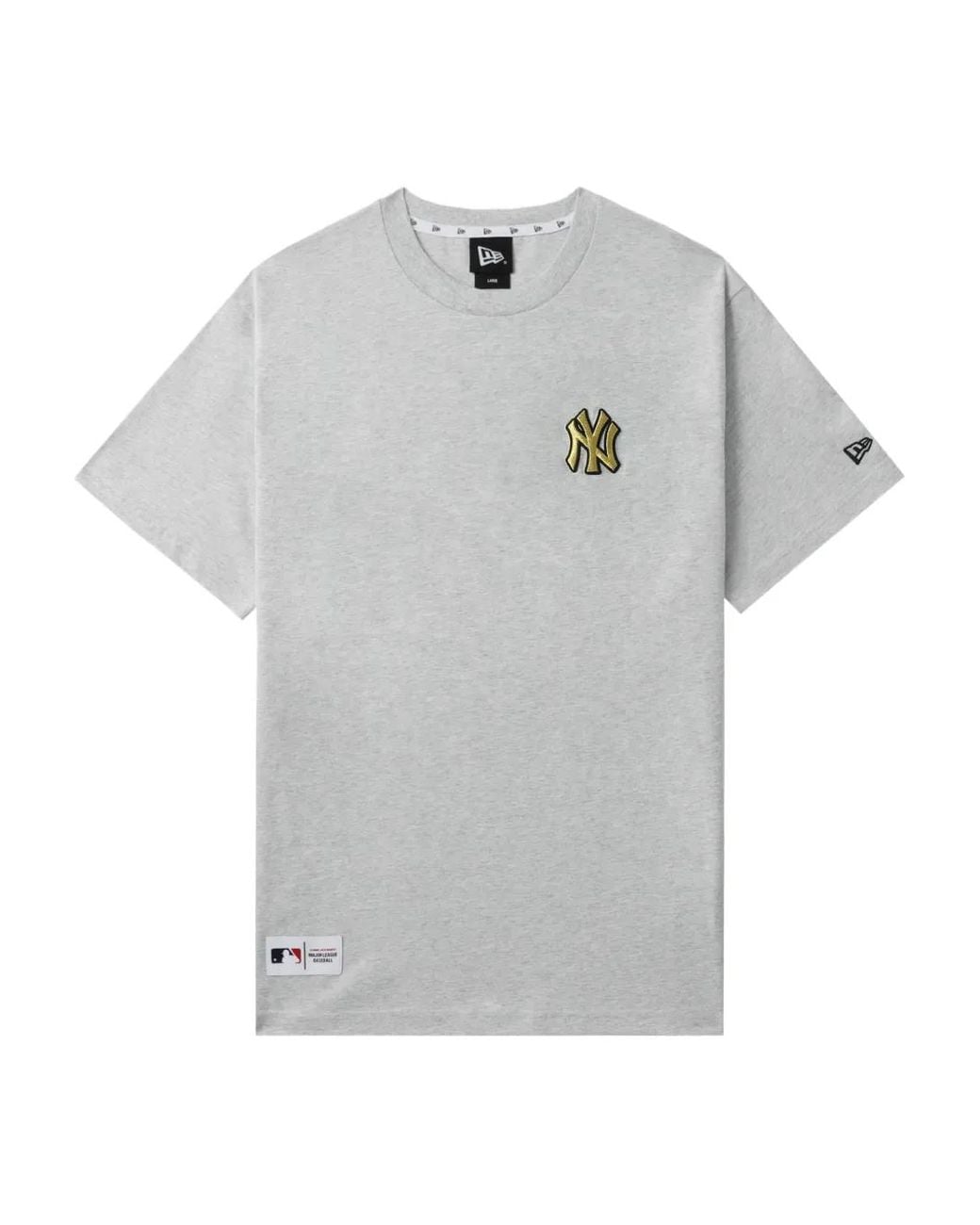 KTZ Gray Embroidered-Logo T-Shirt for men