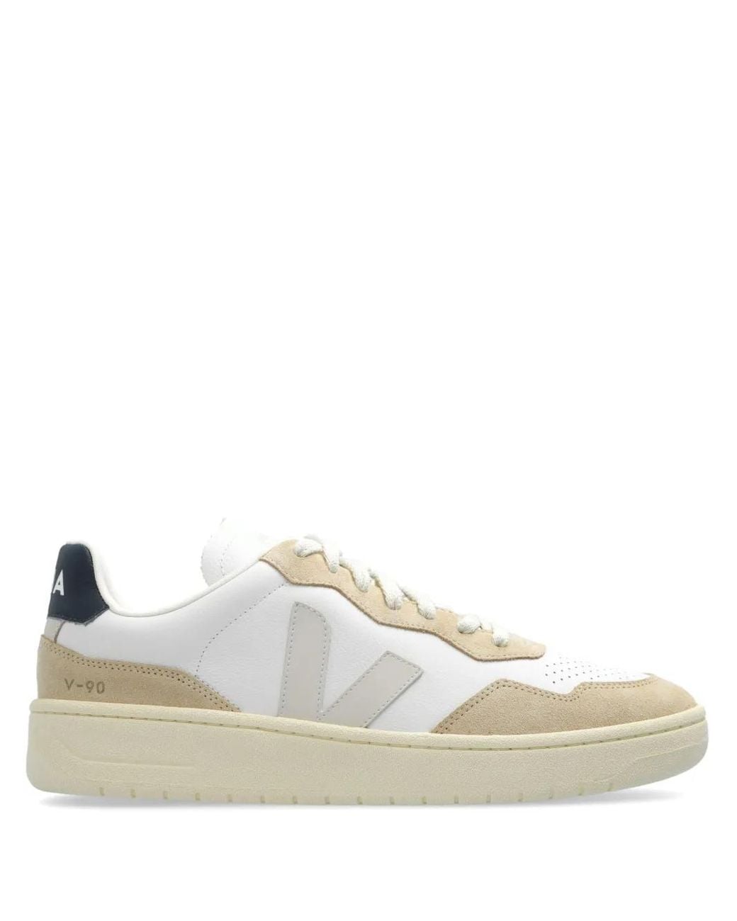 Veja White 'V-90' Sneakers