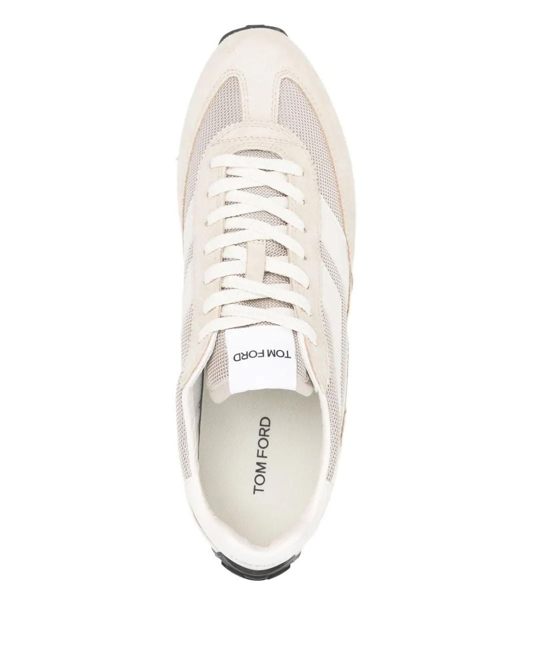 Tom Ford White Leather Sneakers for men