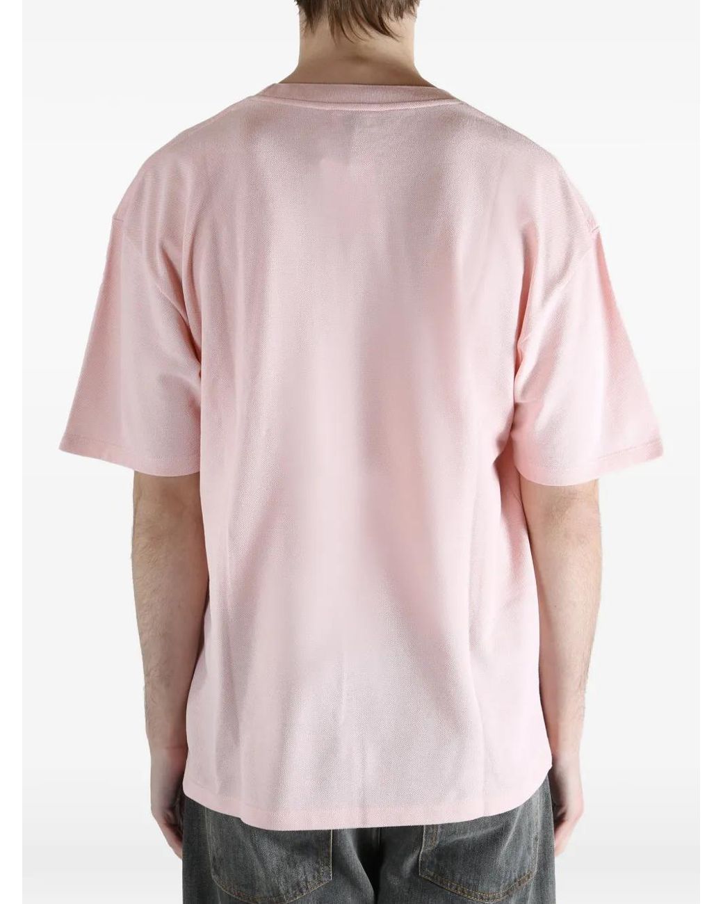 Saint Laurent Pink Cotton T-Shirt for men