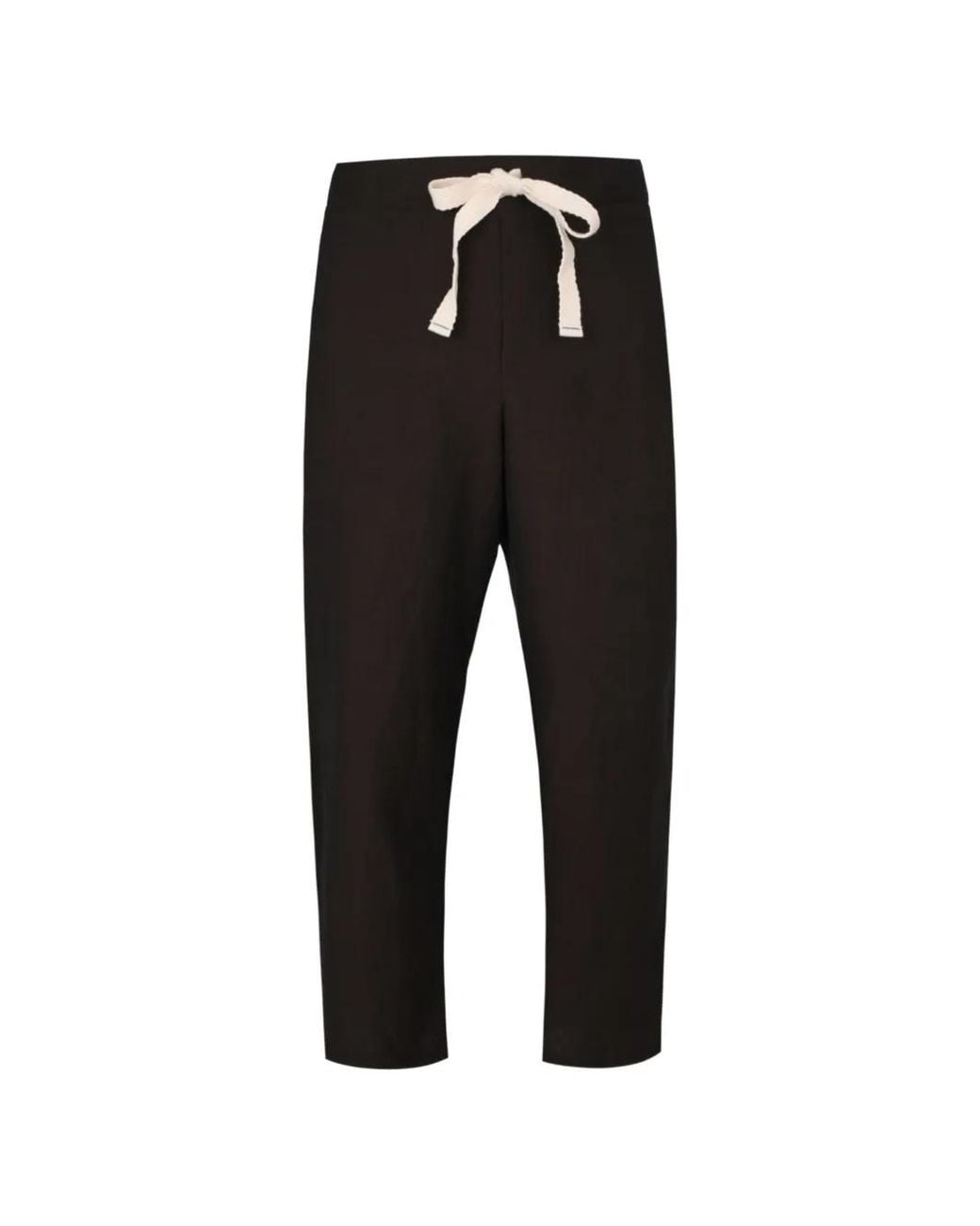Marane Black Ignacio Drawstring Track Pants for men