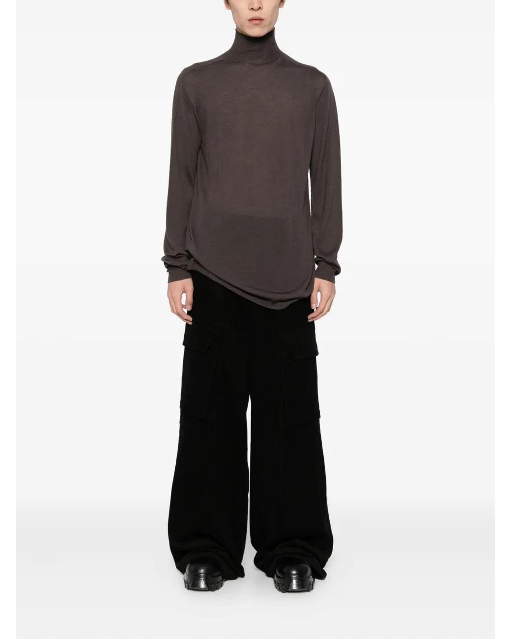 Rick Owens Brown Turtle Top for men