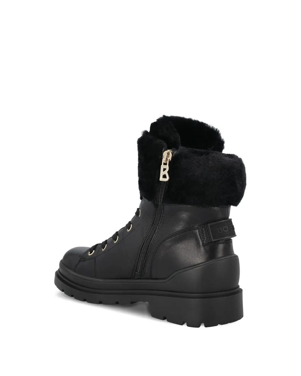 Bogner Black St. Moritz Leather Boots