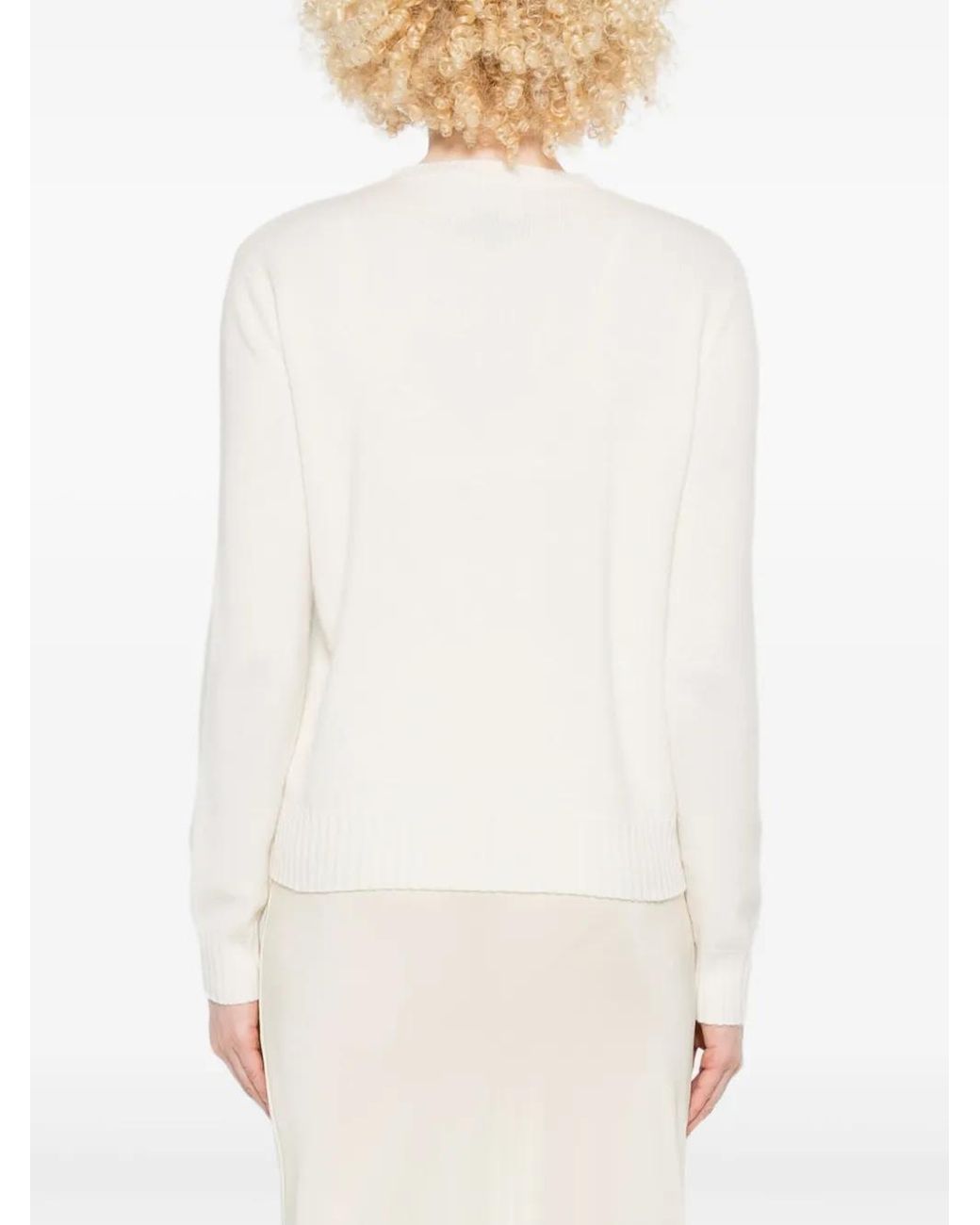 Pull À Col Rond Max Mara en coloris White