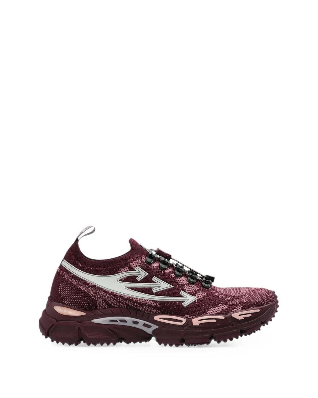 Off-White c/o Virgil Abloh Purple Be Right Back Knit Sneakers