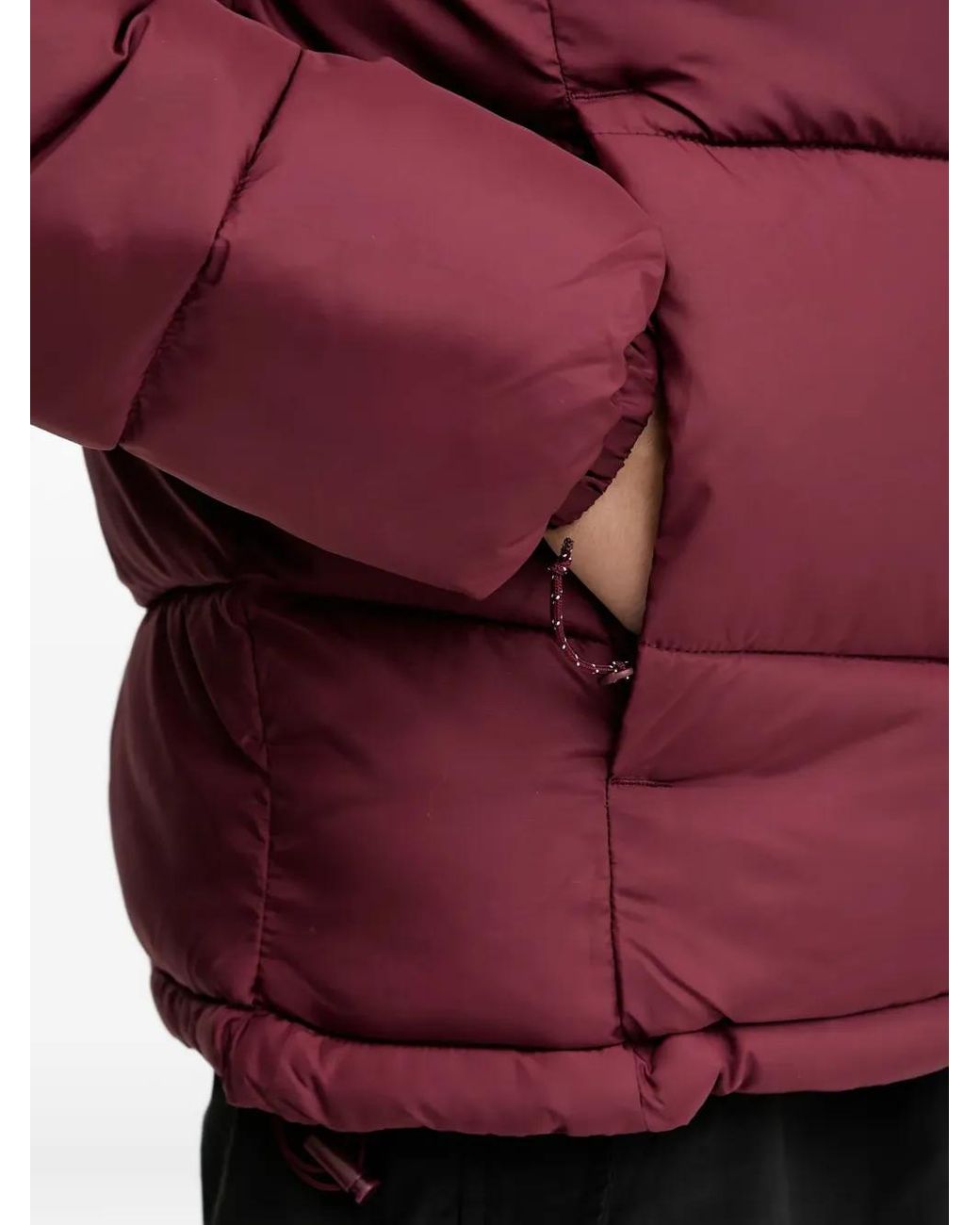 Columbia Red Puffect Ii Colorblock Padded Jacket