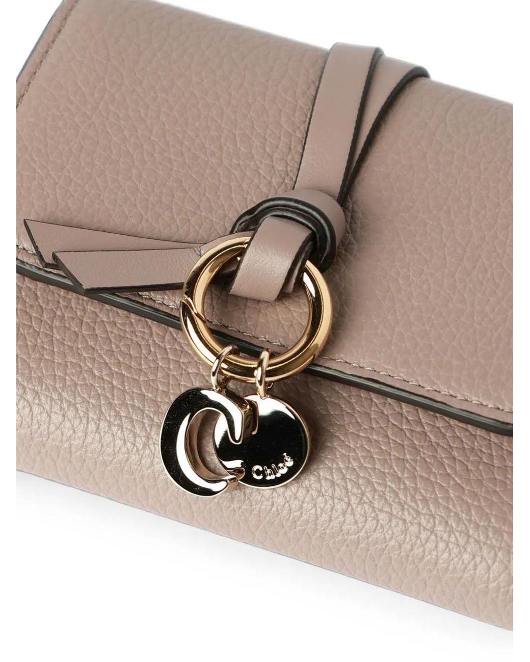 Chloé Natural Alphabet Leather Wallet
