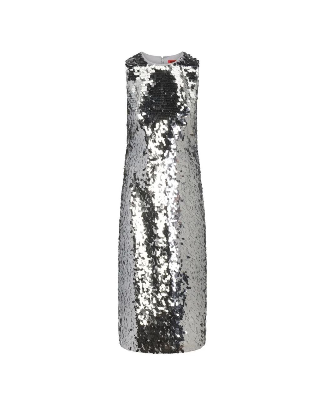 Simon Miller White Baz Sequin-Embellished Midi Dress