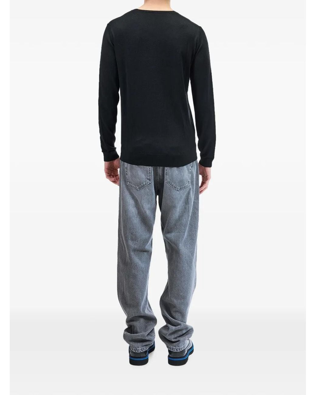 Pull Brodé Karl Lagerfeld pour homme en coloris Black