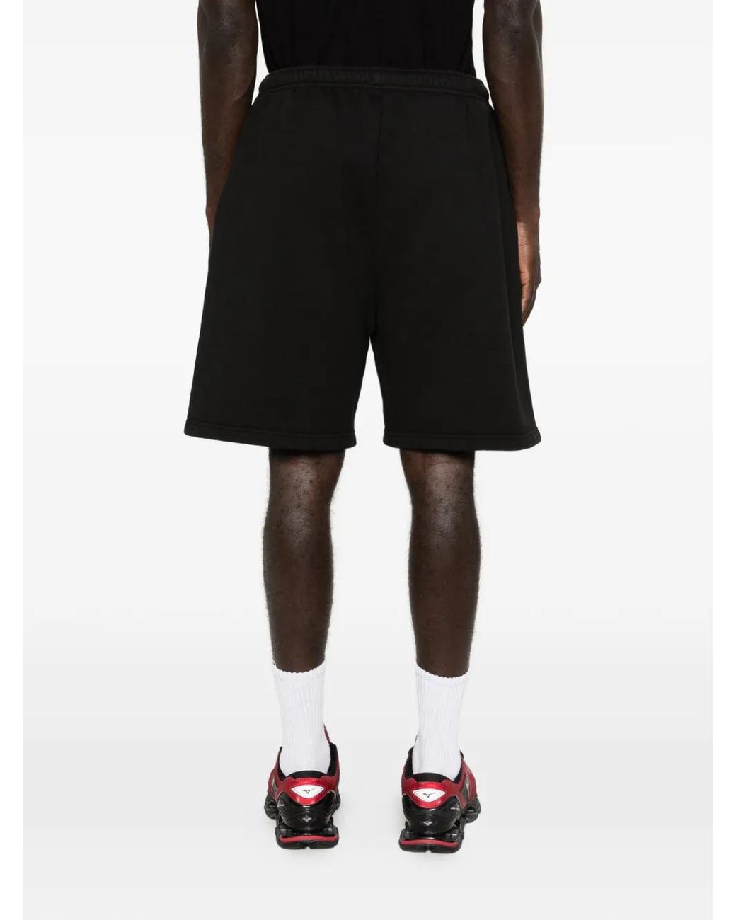 Willy Chavarria Black Printed Shorts for men