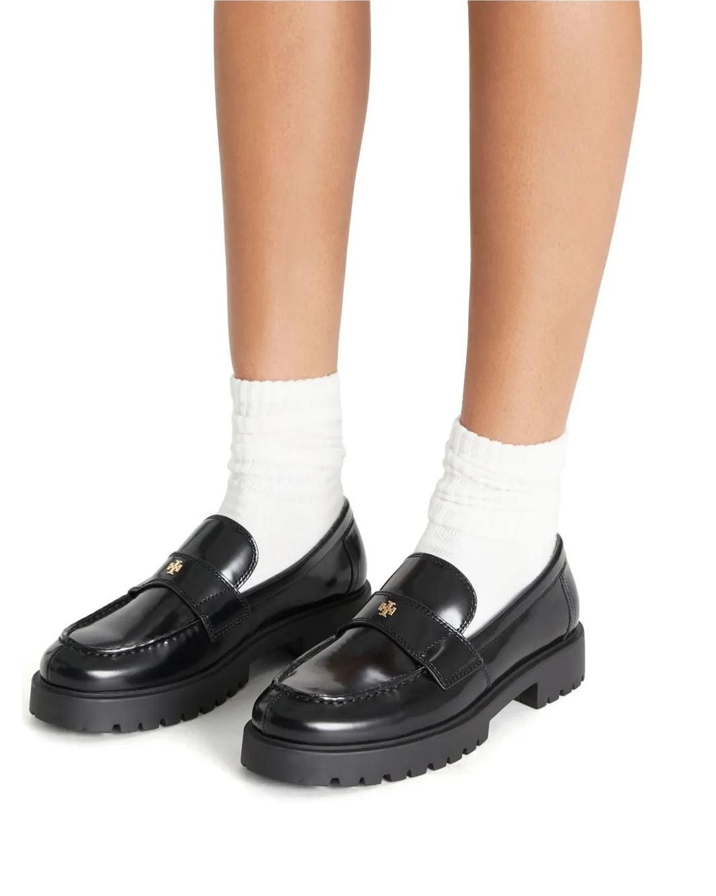 Tory Burch Black Flat Shoes