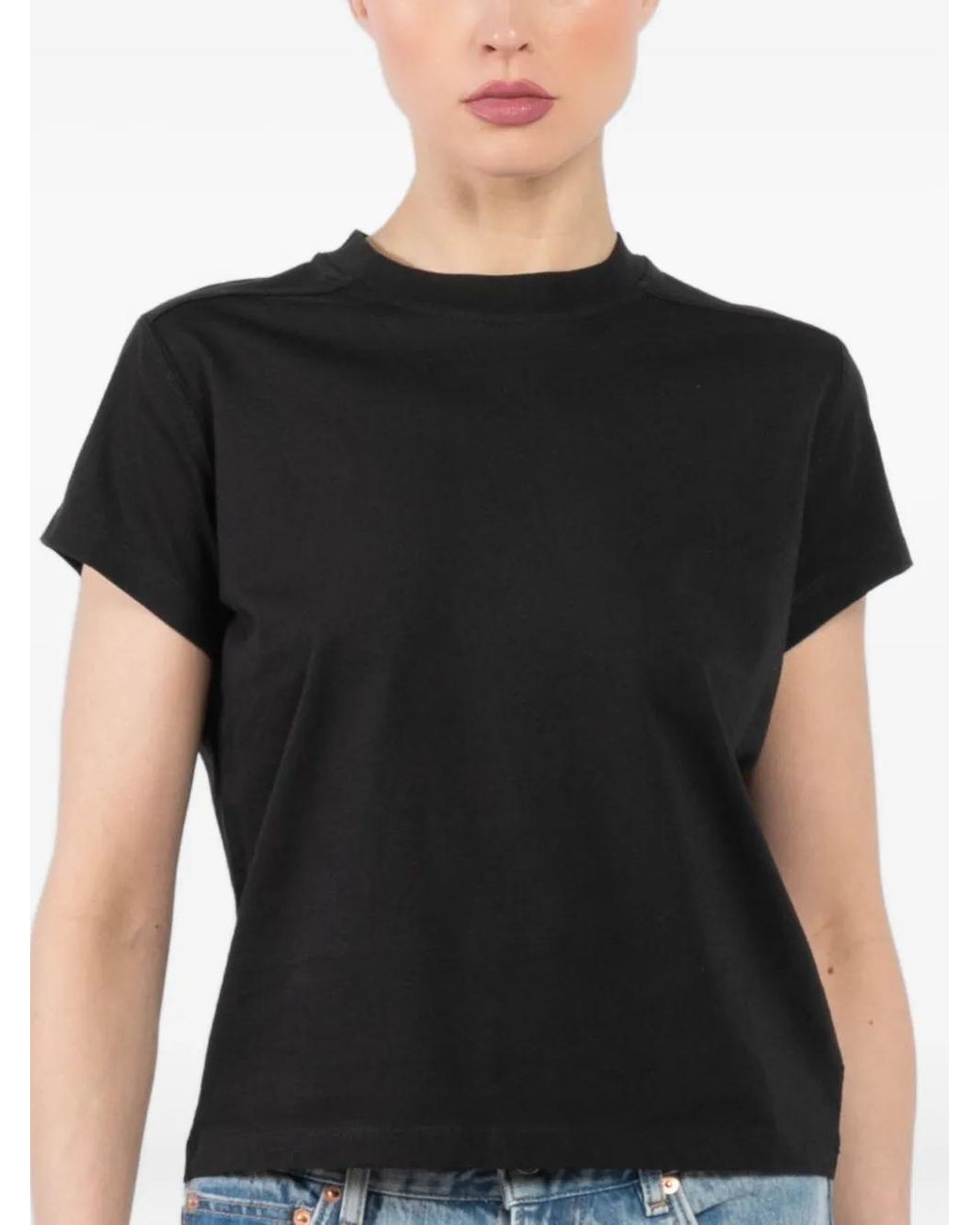 Wardrobe NYC Black Cotton T-Shirt