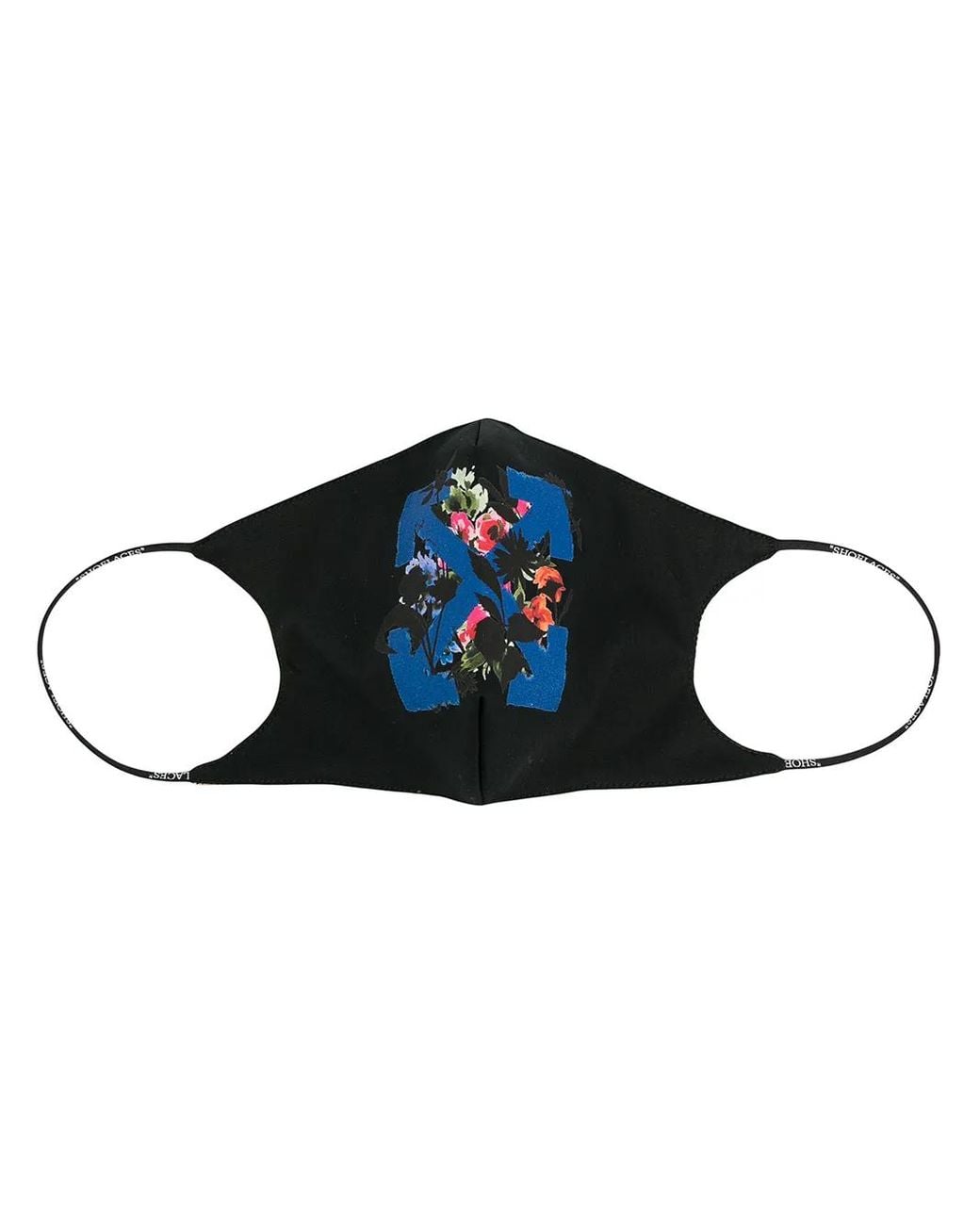 Off-White c/o Virgil Abloh Blue Arrows-motif Face Mask