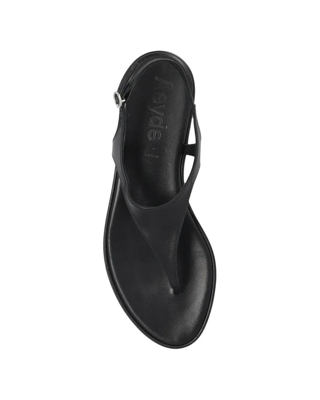 Aeyde White Sandales Raine En Cuir