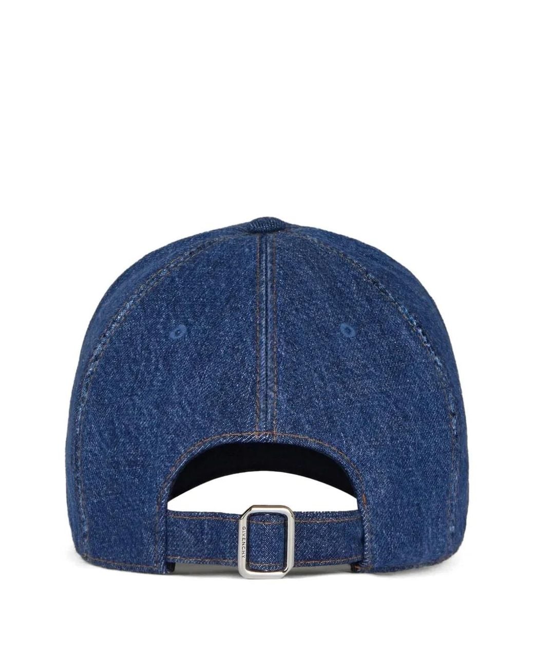 Givenchy Blue Embroidered Cap for men