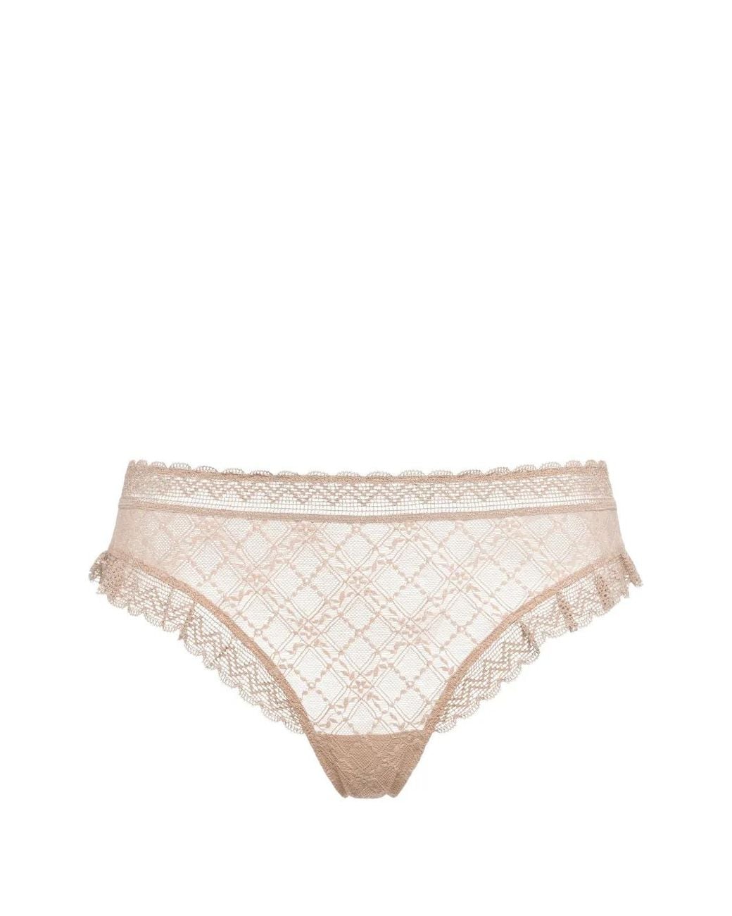 Eres Natural Lili Ruffled Lace Tanga