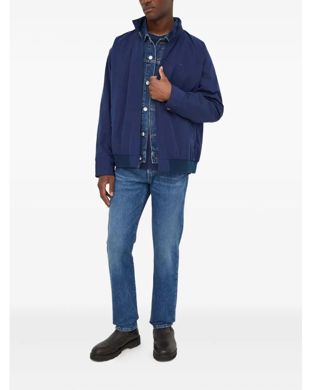 Levi's Blue Backer Harrington Jacket for men