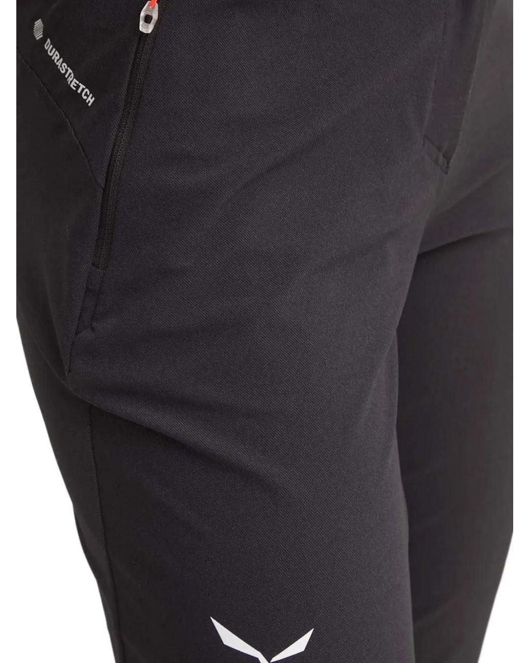 Salewa Blue Durastretch Logo-Print Trousers