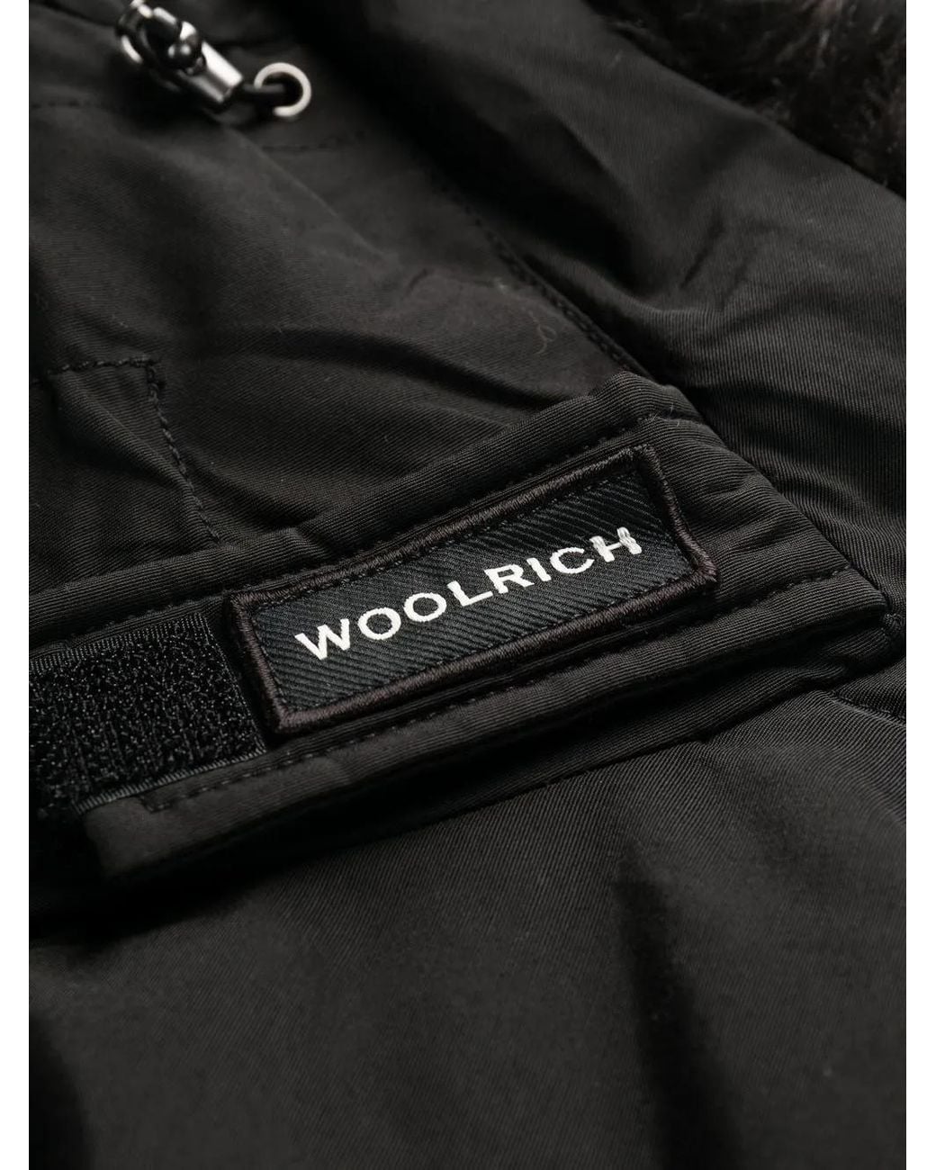 Parka Beaker Con Capucha Woolrich de color Black