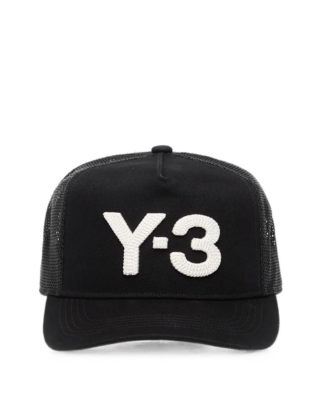 Y-3 Black Baseballkappe Mit Mesh-Einsätzen