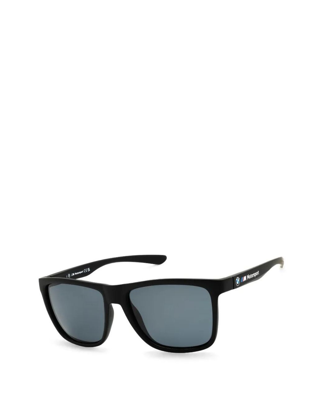 BMW Black Rectangle-Frame Sunglasses for men