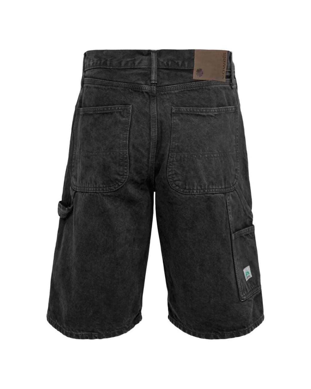 vowels Black Painter Shorts for men