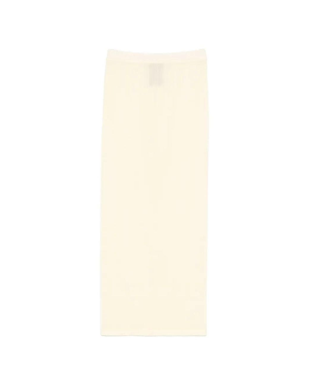 Wardrobe NYC White Sheer Skirt