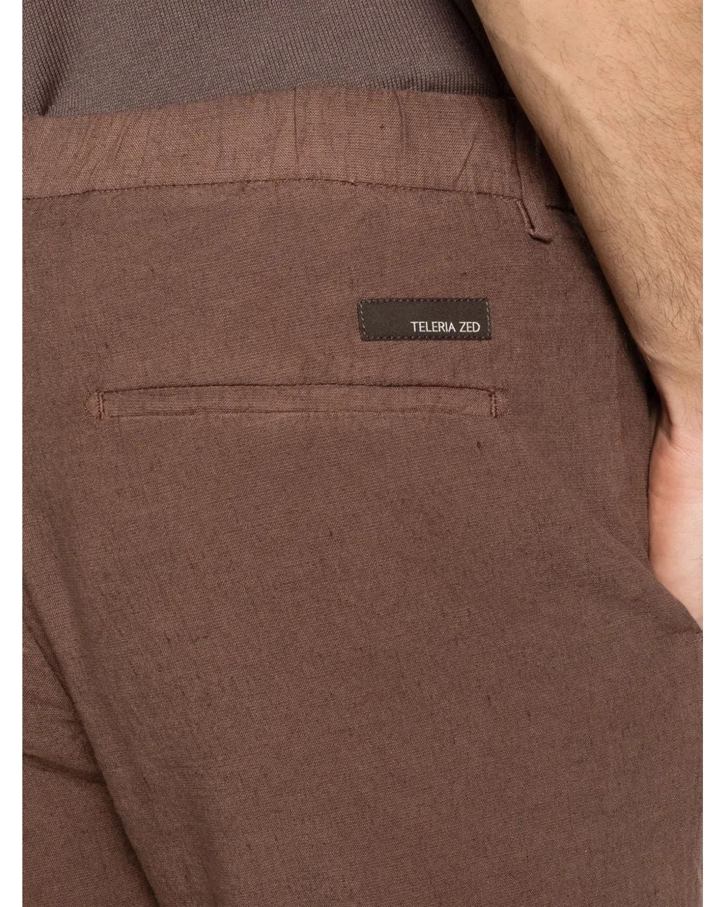 Teleria Zed Brown Bruce Trousers for men
