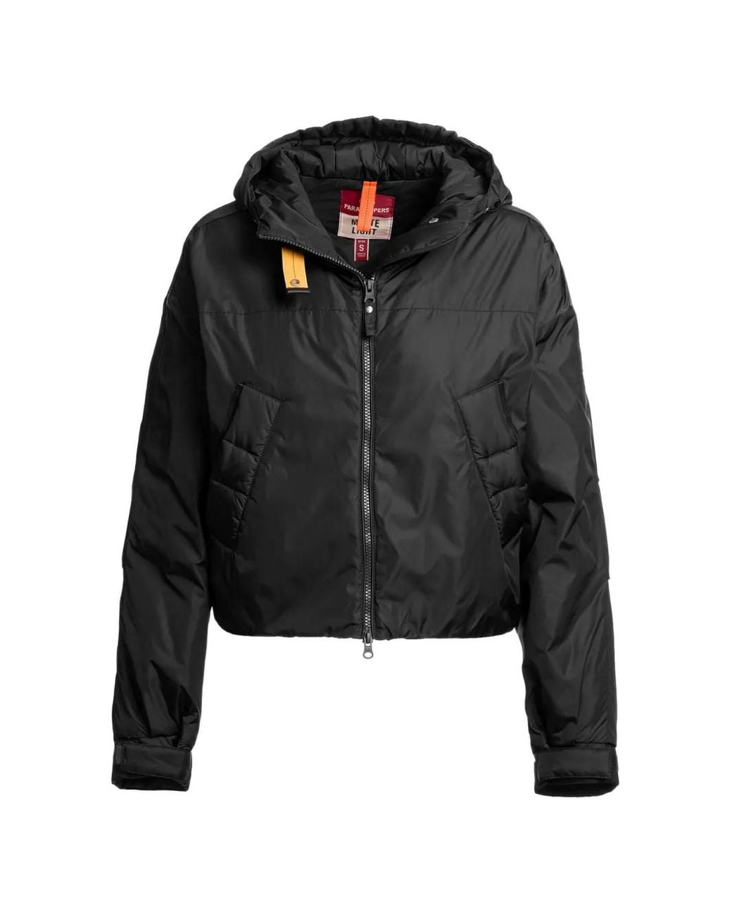 Parajumpers Black Nalina Hooded Down Jacket
