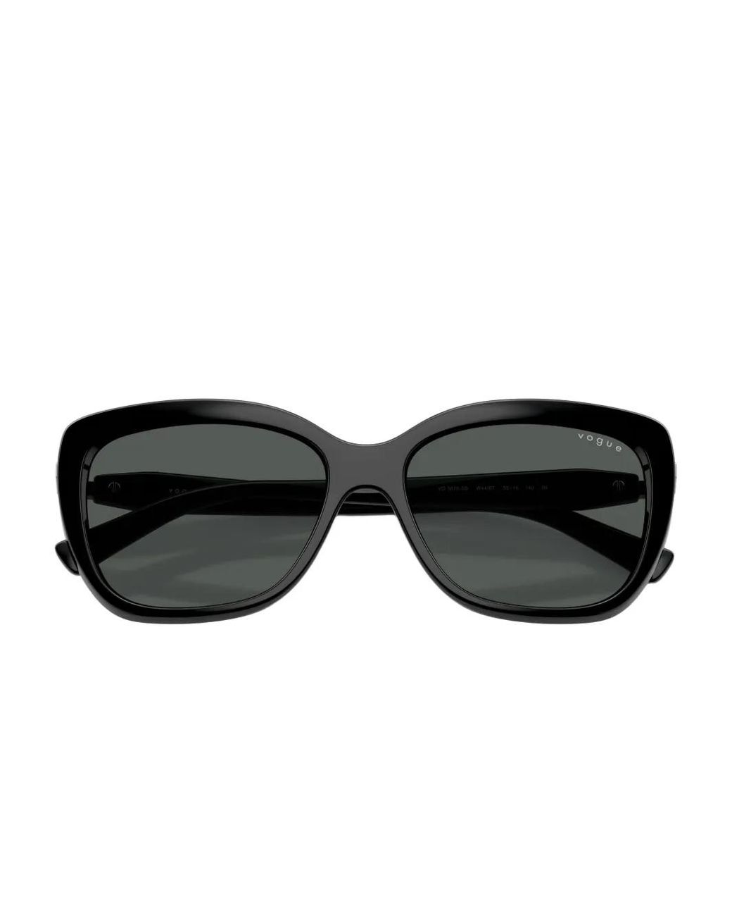 Vogue Eyewear Black Embellished Square Sunglasses