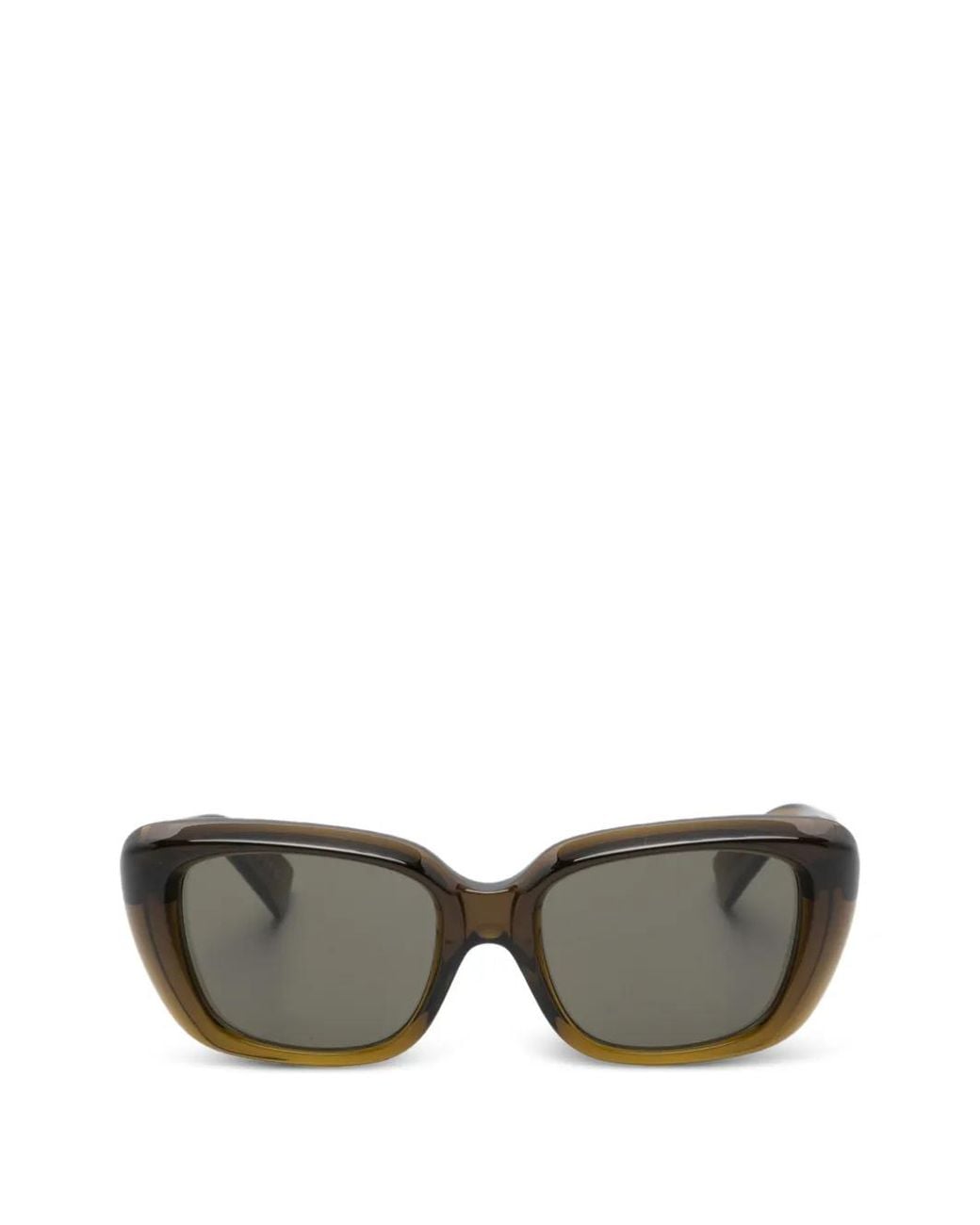 Saint Laurent Gray Lunettes De Soleil À Monture Carrée