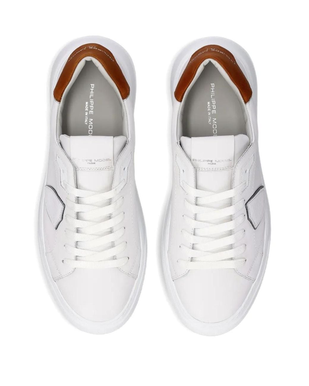Philippe Model White Sneakers for men