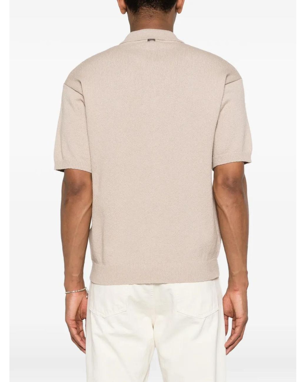 Herno Natural Chest-Pocket Polo Shirt for men