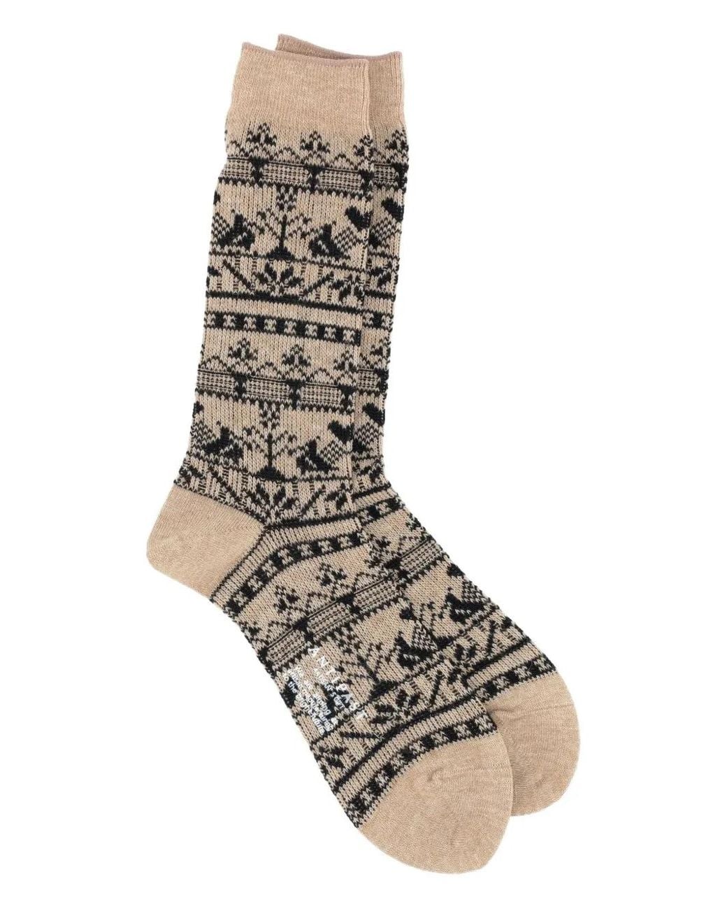 Antipast Natural Patterned Socks