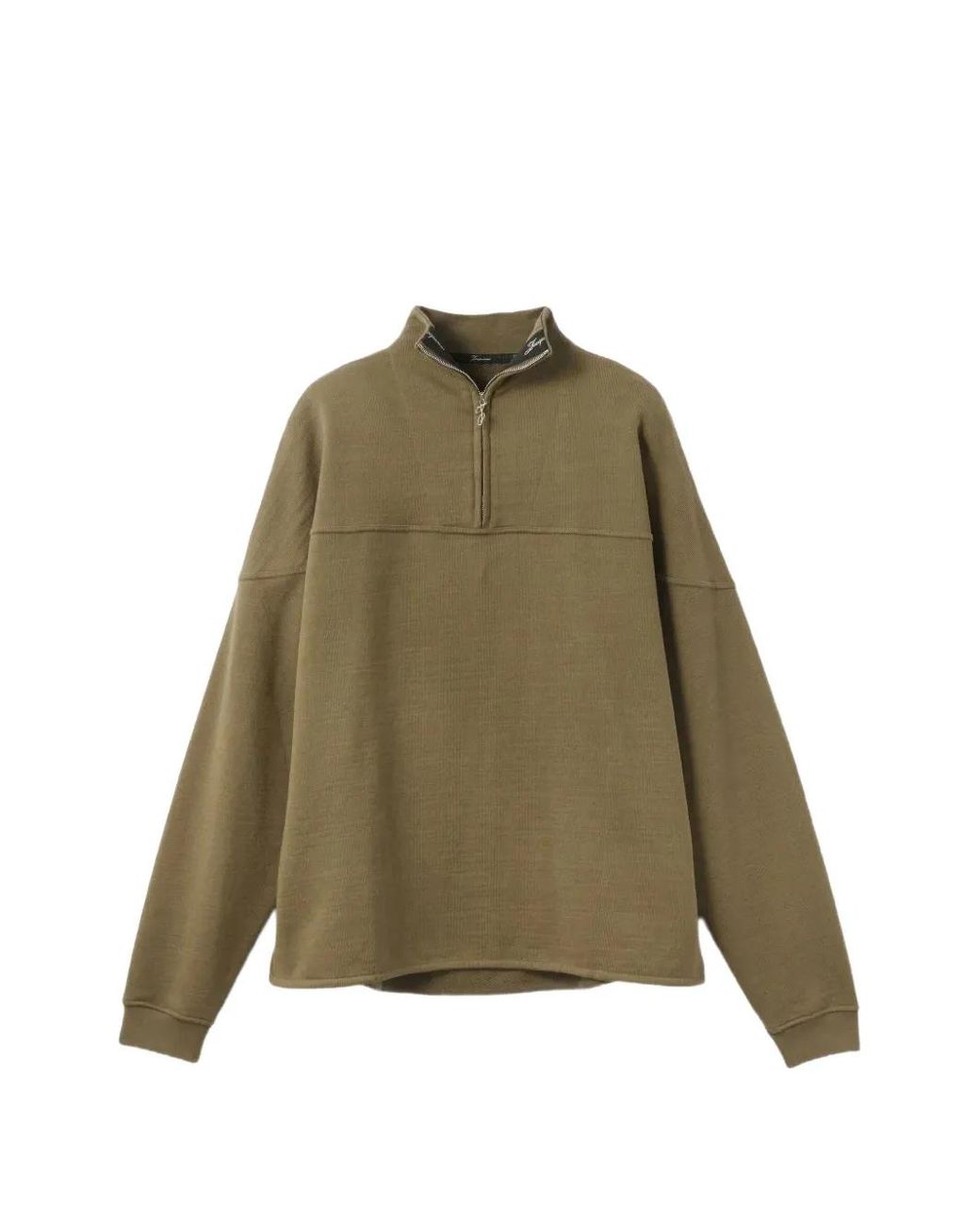 Jacquemus Green The Rond Carré Zipped-Rollneck Sweatshirt for men