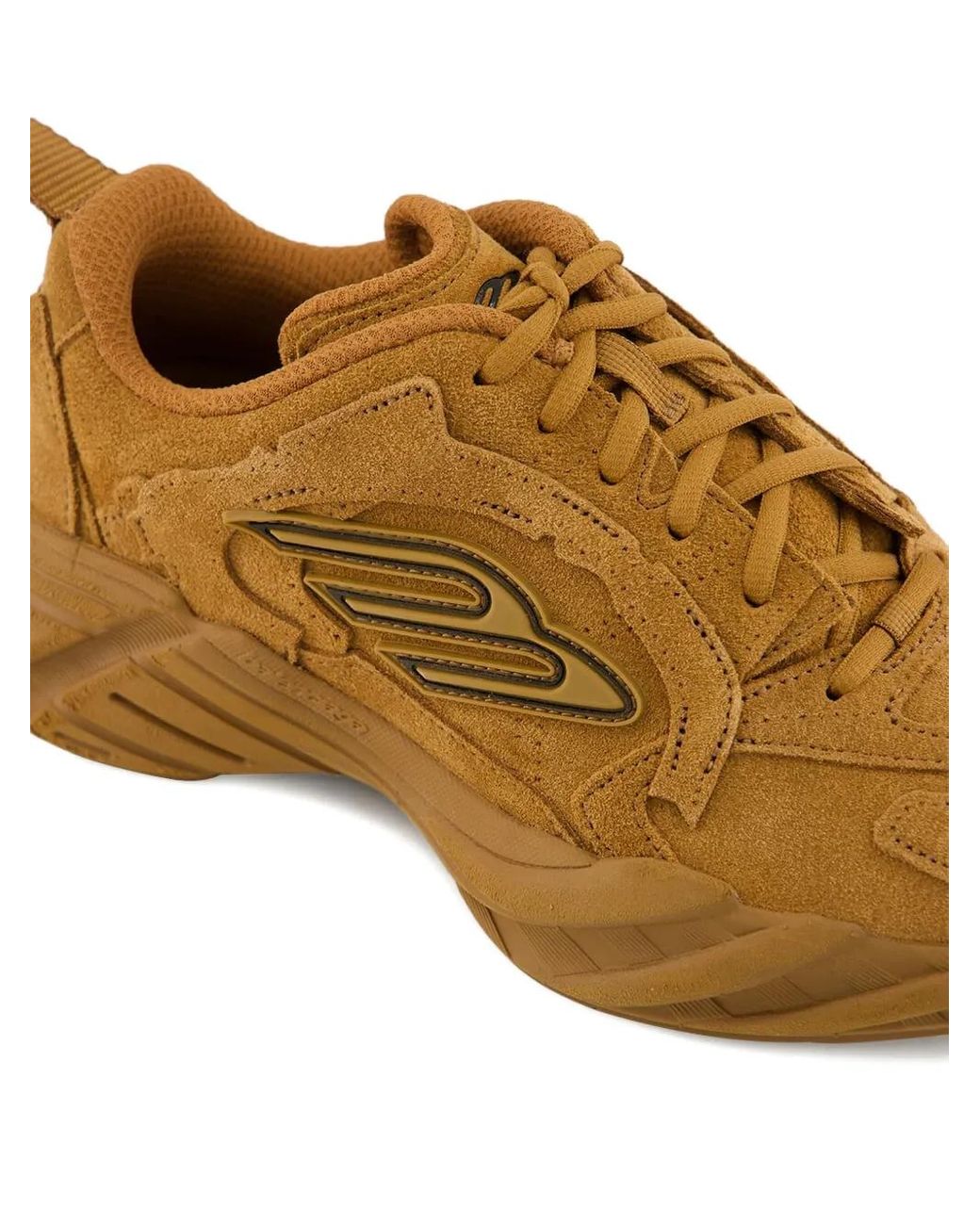 Balenciaga Brown Monday Suede Sneakers