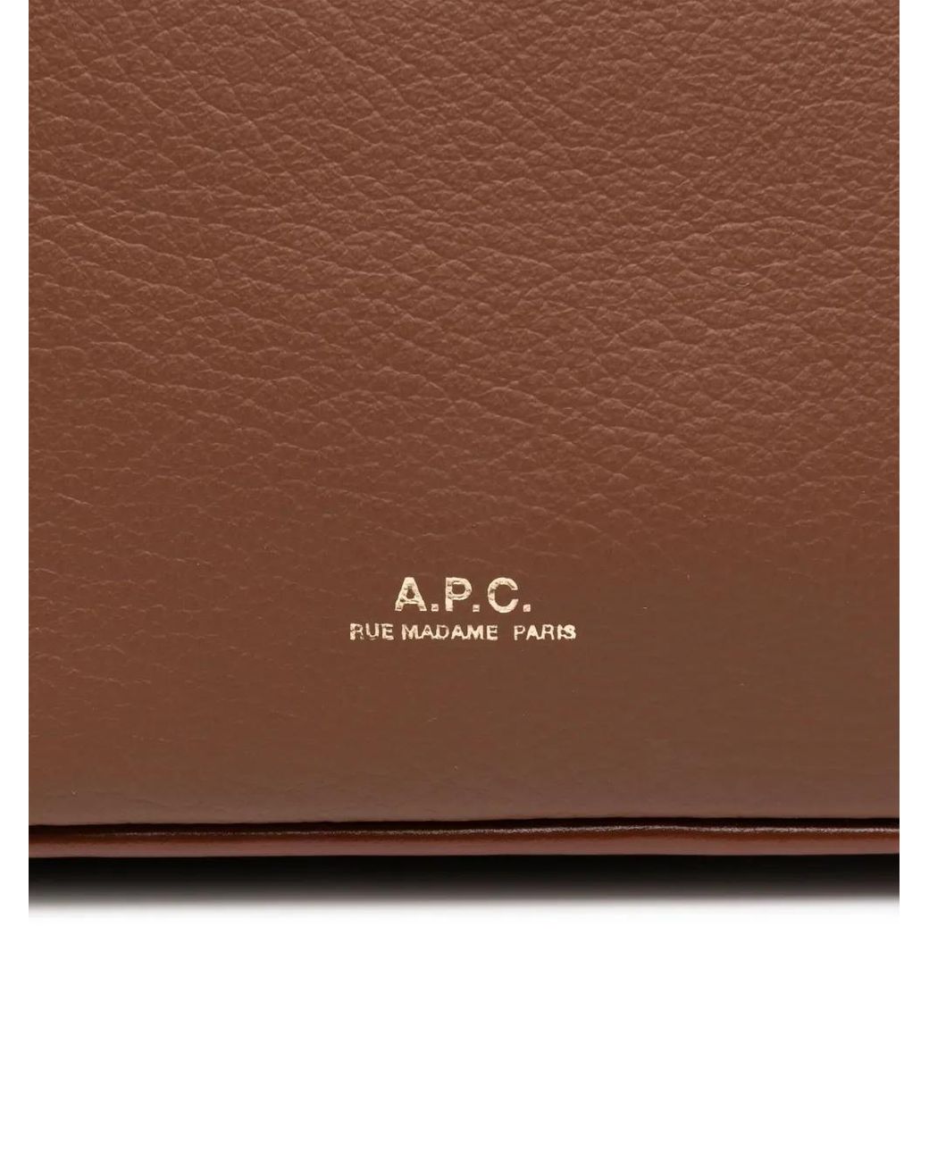 Borsa A Spalla di A.P.C. in Brown