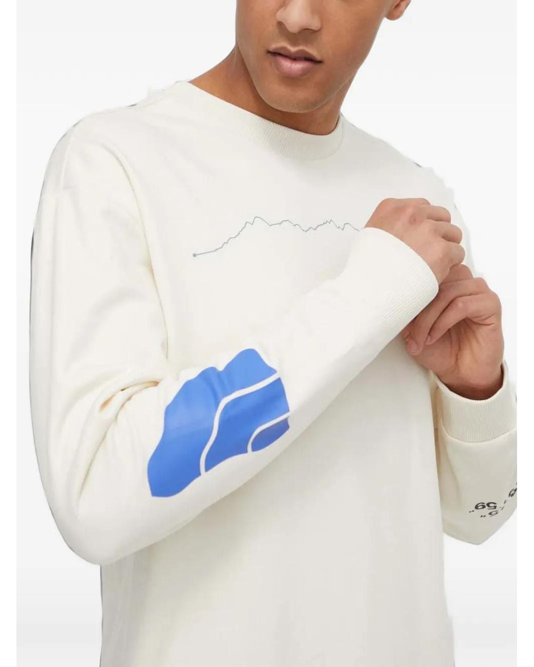 The North Face White Logo-Print Sweater for men