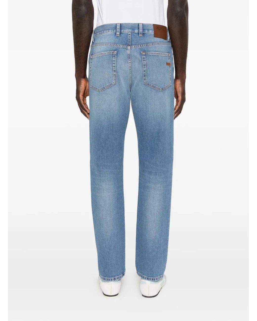 Zegna Blue Slim-Fit Jeans for men
